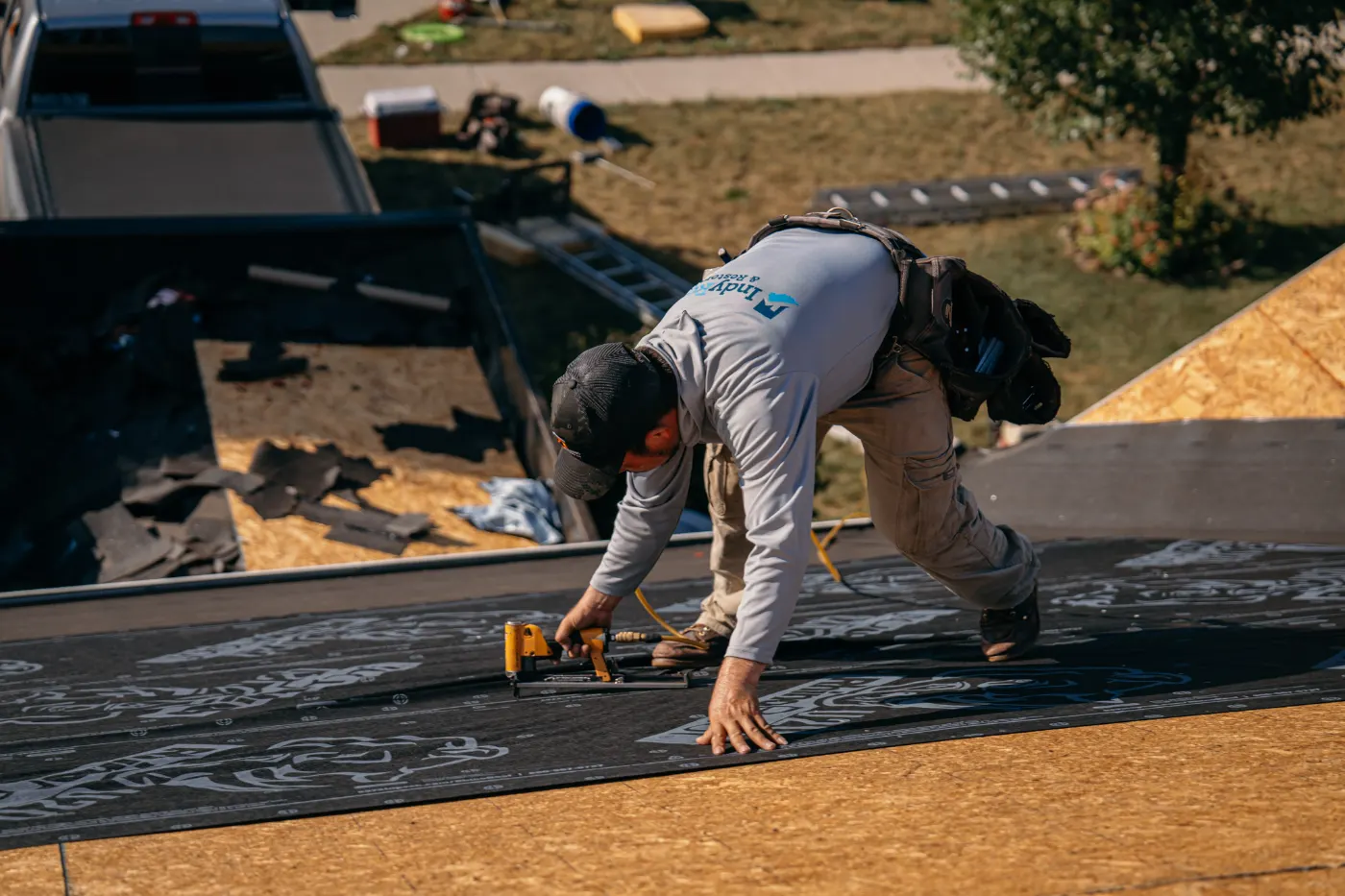 Commercial roof inspection documented in Nineveh