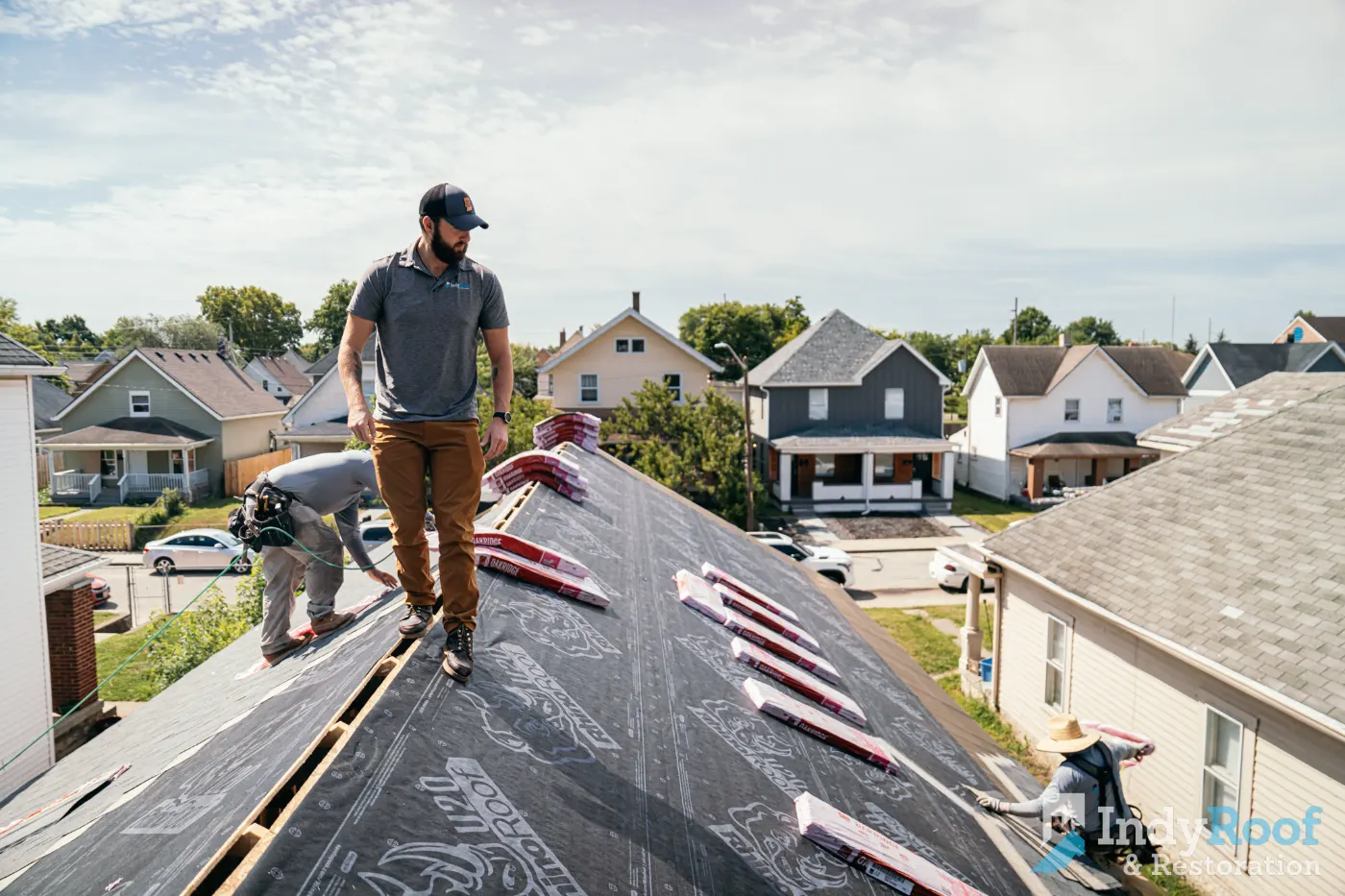 Commercial roof inspection documented in Nineveh
